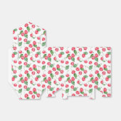 Cherry Waterverf Pattern Bedankdoosjes (Uitgevouwen)