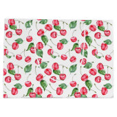 Cherry Waterverf Pattern Groot Cadeauzakje (Achterkant)