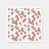 Cherry Waterverf Pattern Servet (Voorkant)