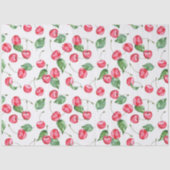 Cherry Waterverf Pattern Tissuepapier (Voorkant)