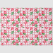 Cherry Waterverf Pattern Tissuepapier (Voorkant)