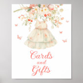 Cherry Whimsical Cherry Blossom Kaarten en geschen Poster (Voorkant)