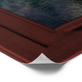 Cherry Wood Afbeelding Window Mountain Uitzicht 3  Poster (Hoek)