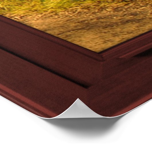 Cherry Wood Afbeelding Window Scenery - Stormy Sky Poster (Hoek)