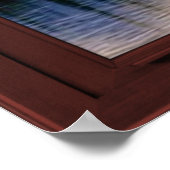 Cherry Wood Afbeelding Window Scenery Uitzicht 2 v Poster (Hoek)