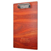 Cherry Wood Custom Typography Klembord (Links)