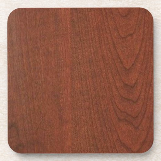 CHERRY WOOD finish KOPEN blanco blanche toevoegen  Onderzetter (Voorkant)