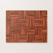 Cherry Wood Parquet Floor Pattern Legpuzzel (Horizontaal)