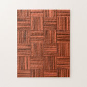 Cherry Wood Parquet Floor Pattern Legpuzzel (Verticaal)
