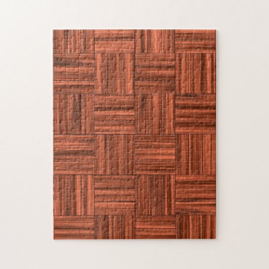 Cherry Wood Parquet Floor Pattern Legpuzzel (Verticaal)