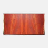 Cherry wood texture custom monoram. bureaumat (Voorkant)