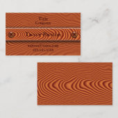 Cherry Wood Visitekaartjes (Voorkant / Achterkant)