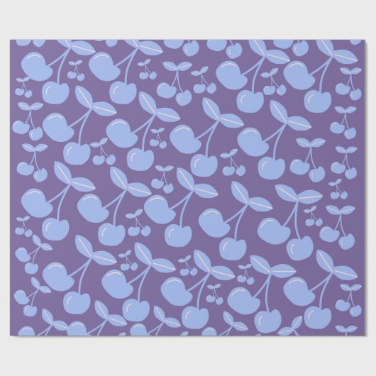 Cherry Wrapping Paper Cherry Party tafelgerei Cadeaupapier (Vlak)