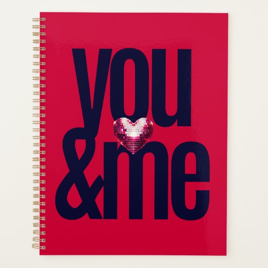 Cherry You & Me Glitter Wedding Planner (Voorkant)