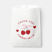 Cherry Zoete Bruidsuitnodiging Bedankzakje (Voorkant)