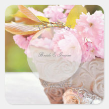 Cherryblossom, bewerkbare bruiloft-bedankt