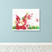 CherryBlossom Canvas Afdruk (Insitu (Houten vloer))