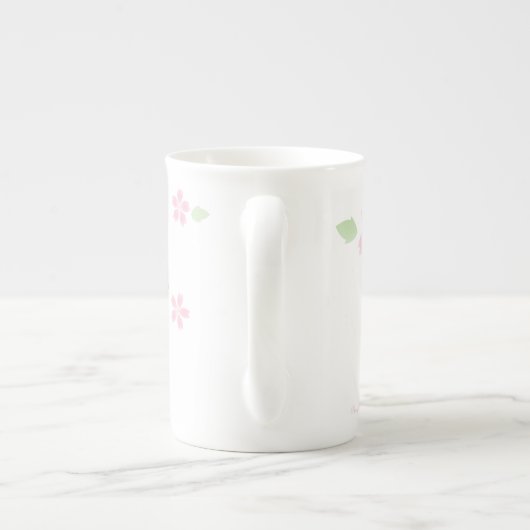 Cherryblossom Sakura Elegant Spring Porselein Kop (Achterkant)