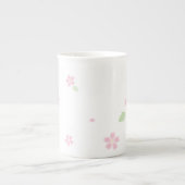 Cherryblossom Sakura Elegant Spring Porselein Kop (Voorkant)