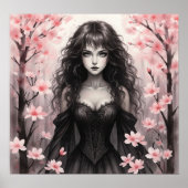 CherryBlossomWitch Poster (Voorkant)