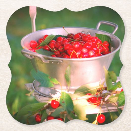 Cherryoogst, Cottage garden Rosalinde Kartonnen Onderzetters (Voorkant)