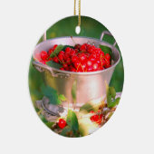 Cherryoogst, Cottage garden Rosalinde Keramisch Ornament (Rechts)