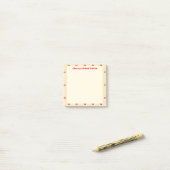 CherryPicked Taken Cute Rand Retro Pop Post-it® Notes (Op bureau)