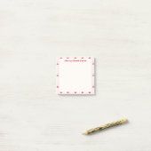 CherryPickedTaken Cute Rand Hart Glazuur Post-it® Notes (Op bureau)