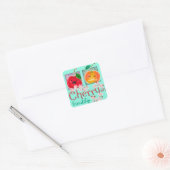 Cherrysh Vriendschap | Motivatie quotepun Vierkante Sticker (Envelop)