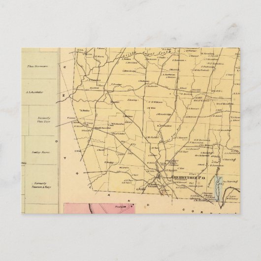 Cherrytree Township Briefkaart (Voorkant)