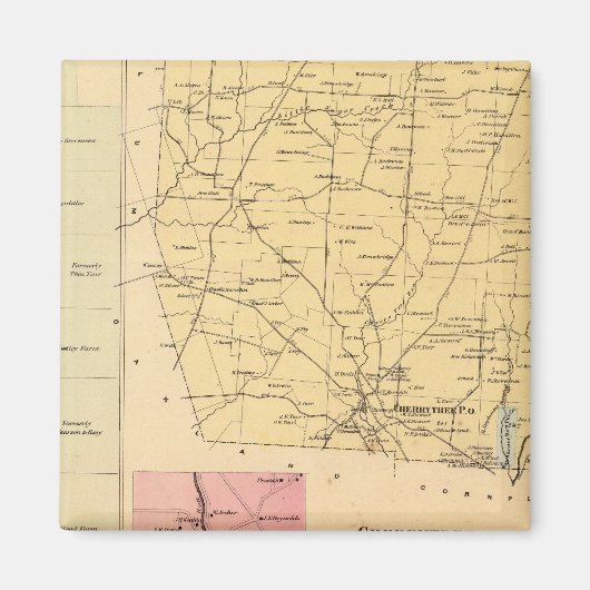 Cherrytree Township Magneet (Voorkant)