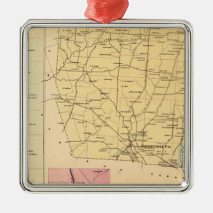 Cherrytree Township Metalen Ornament