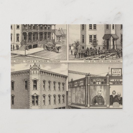 Cherryvale, Kansas Briefkaart (Voorkant)