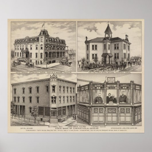 Cherryvale, Kansas Poster (Voorkant)