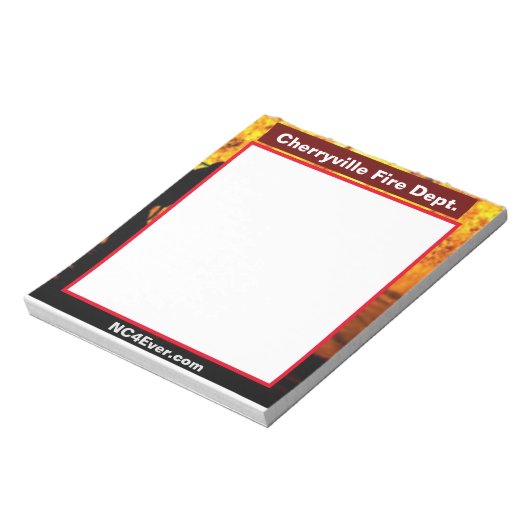 Cherryville Fire Dept. notepad Notitieblok (Linkerzijde)