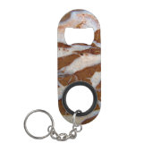 Chert met Quartz Aderen Mini Flessenopener (Voorkant)