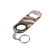 Chert met Quartz Aderen Mini Flessenopener (Achterkant Gekanteld)