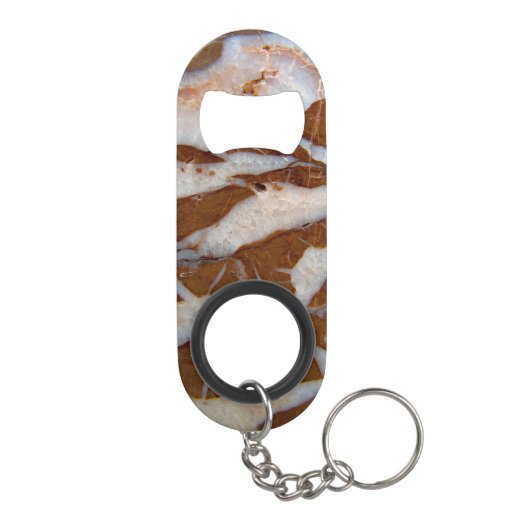 Chert met Quartz Aderen Mini Flessenopener (Achterkant)