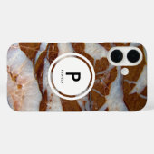 Chert met Quartz Aderen Rock Textuur Print Case-Mate iPhone Case (Achterkant (horizontaal))