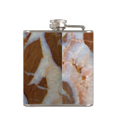 Chert met Quartz Vein Geology Heupfles (Achterkant)