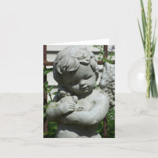 Cherub Angel Close-up Notecard Kaart