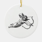  Cherub Angel Cupid Love Keramisch Ornament (Voorkant)