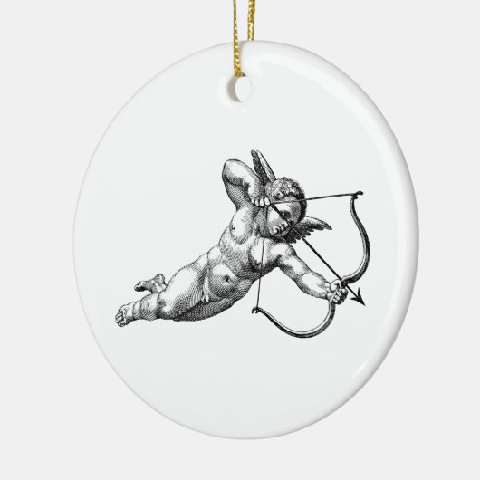 Cherub Angel Cupid Love Keramisch Ornament (Links)