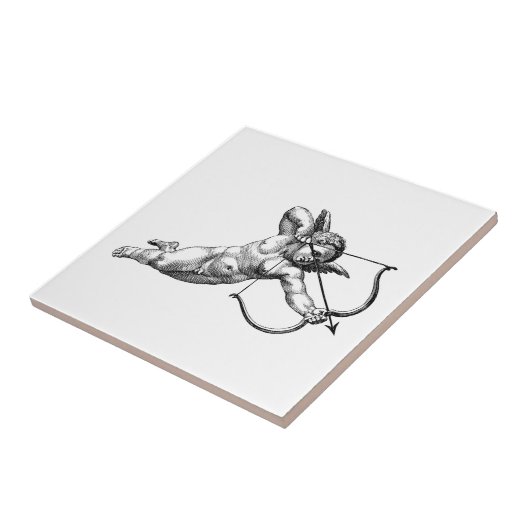 Cherub Angel Cupid Love Tegeltje (Zijkant)