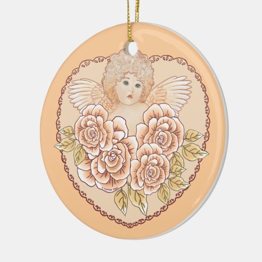Cherub Angel Heart custom ornament (Links)