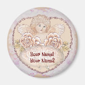 Cherub Angel Heart Magneet (Voorkant)