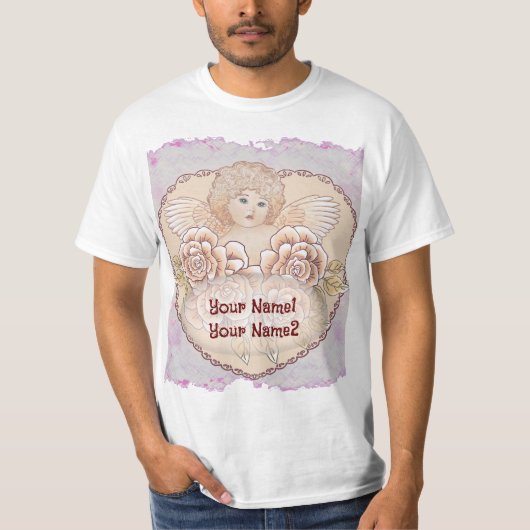 Cherub Angel Heart op maat T-shirt (Voorkant)