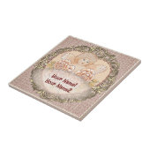 Cherub Angel Heart Tegeltje (Zijkant)