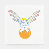 Cherub Angel Paper Napkins Servet (Voorkant)