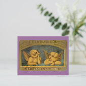 Cherub Angel Pigs Briefkaart (Staand voorkant)